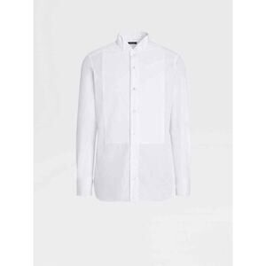 Wyeth Cropped Tuxedo Shirt - S - White